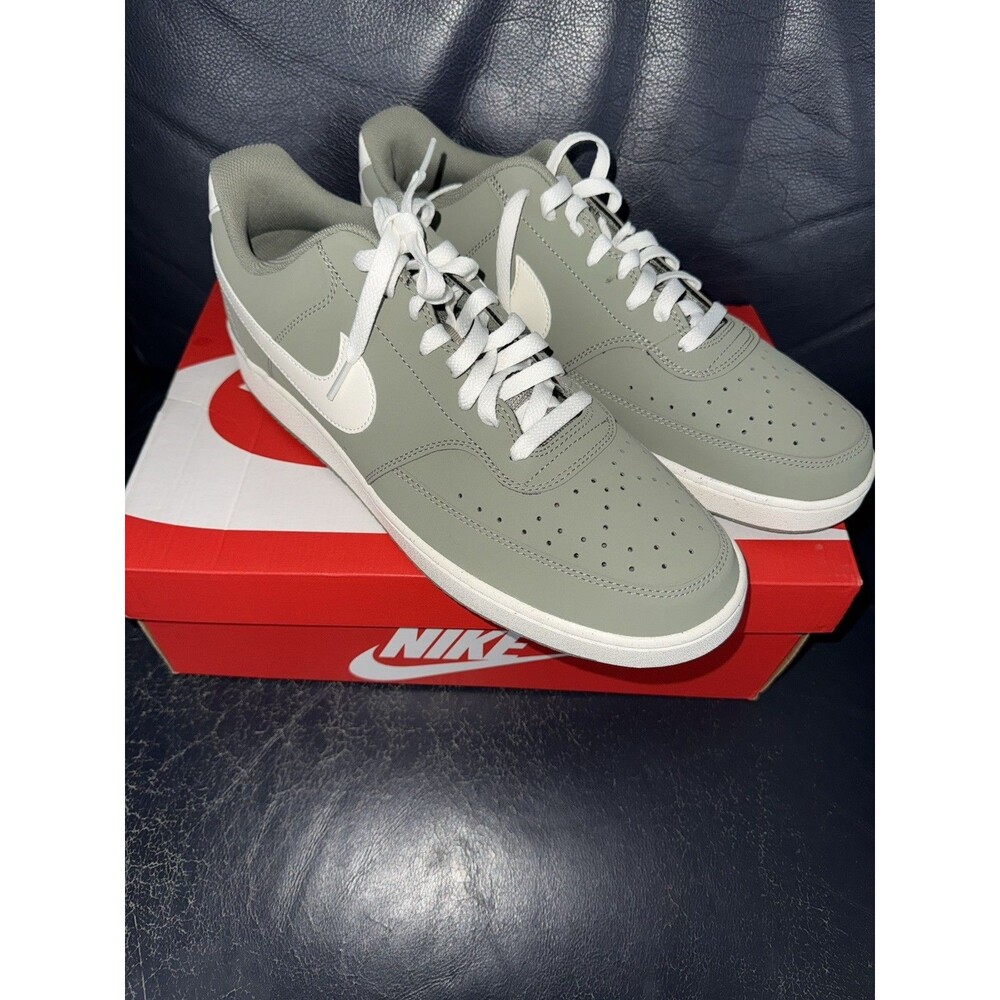 Nike Court Vision Low Light Army/Sail Men's Sneakers - Size 13 NWB HM9429-300